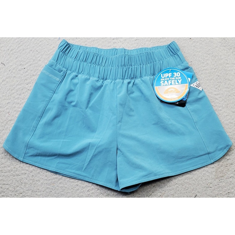 Columbia Sportswear Tidal Light Lined Shorts‎ Womens Size XS Blue UPF 30 Pull-On